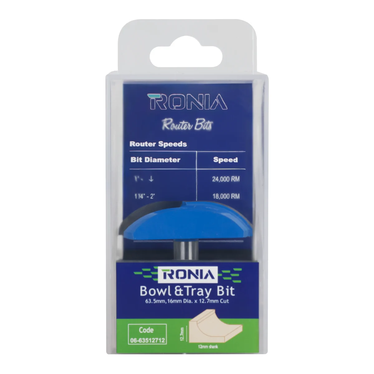 Ahşap Freze Bıçağı Ronia 06-63512712-3