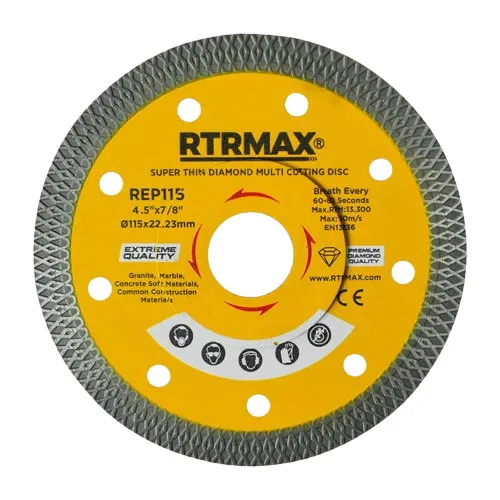 Rtrmax Çapraz Dişli Hassas Kesim Elmas Testere