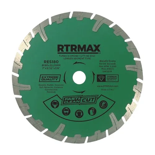 Rtrmax Turbo Elmas Testere Uzun Segmentli