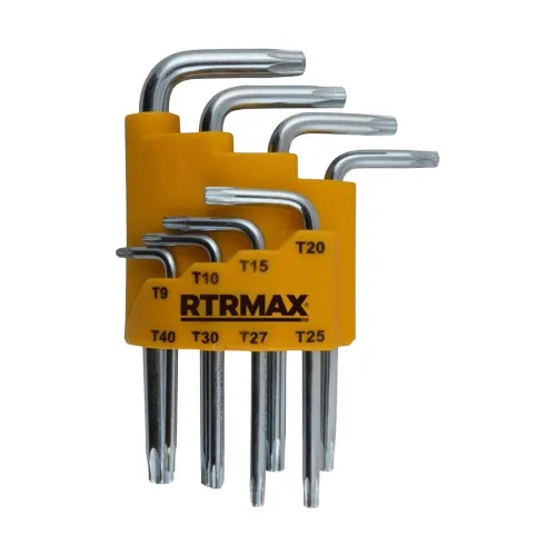 Rtrmax RH03853 Kısa Torx Allen Anahtar Takımı 8’li