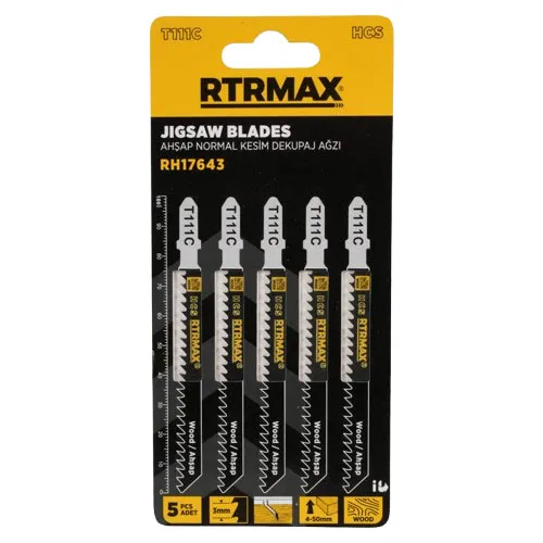 Rtrmax Ahşap Hızlı Kesim Dekupaj Testere Ucu – T144D