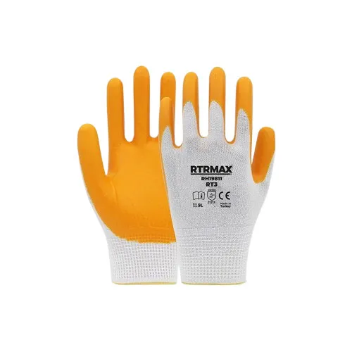 Rtrmax Nitril Kaplı Polyester Eldiven