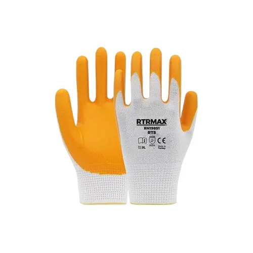 Rtrmax Nitril Kaplı Polyester Eldiven
