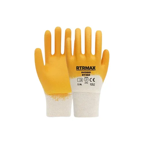 Rtrmax  Nitril Kaplı Polyester Eldiven